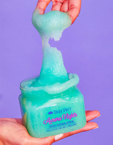 aurora nights shea sugar scrub