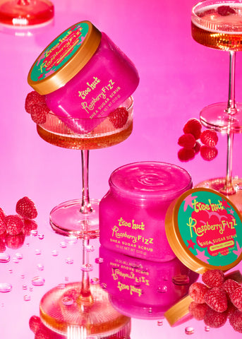 raspberry fizz shea sugar scrub