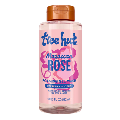 moroccan rose foaming gel wash