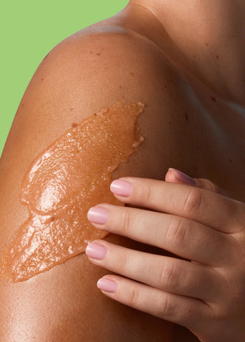 pink hibiscus shea sugar scrub