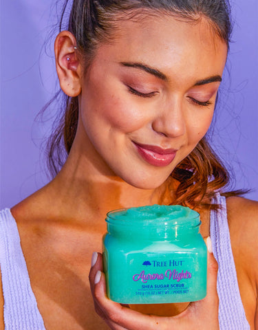 aurora nights shea sugar scrub